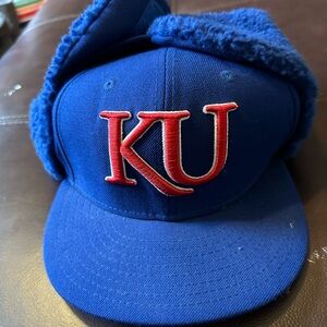 Blue Kids Cap with Ear Flaps